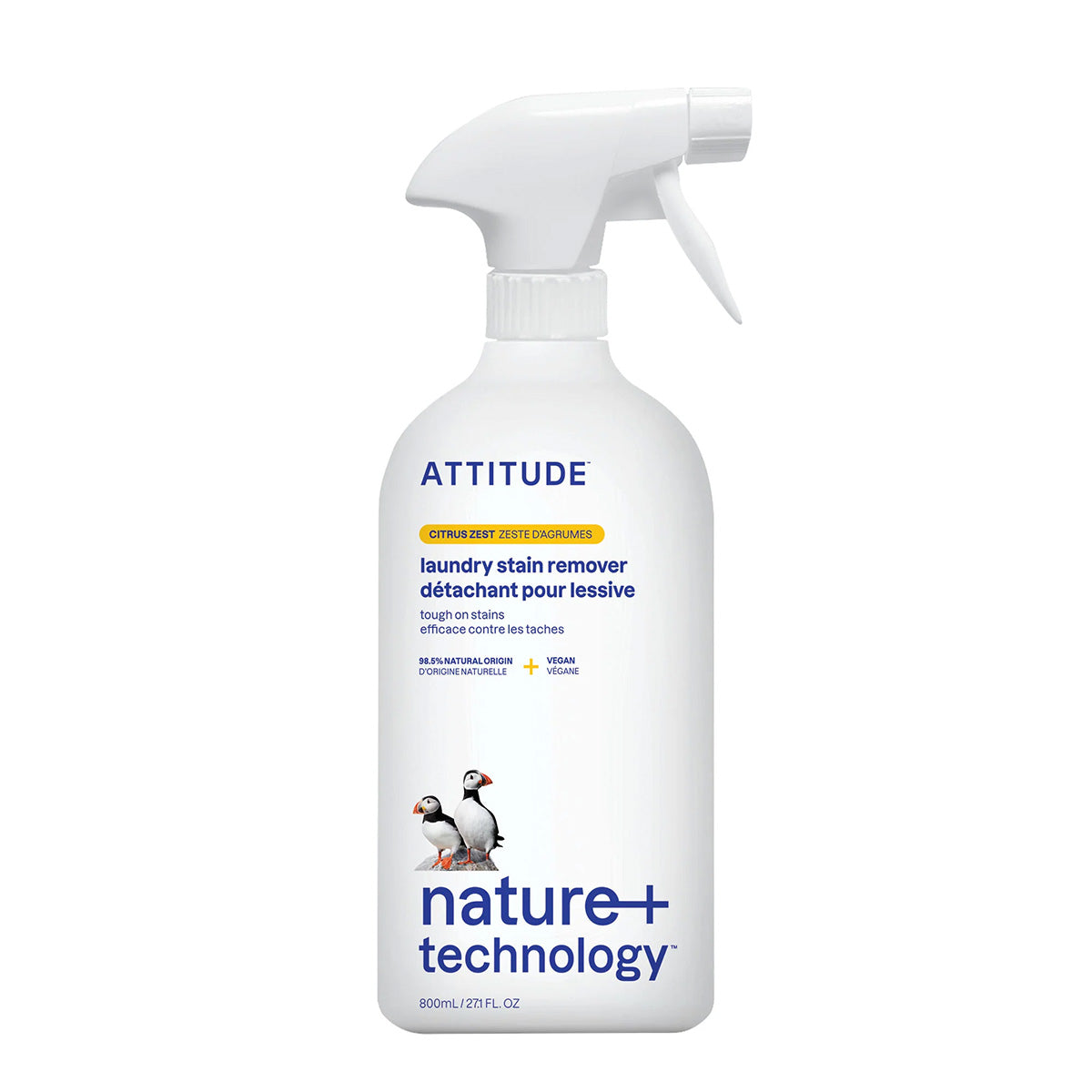 Détachant pour vêtements  agrumes Attitude spray 800 ml