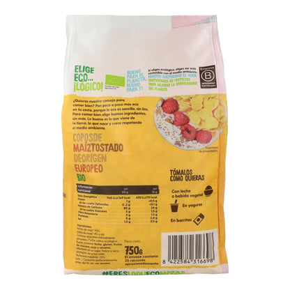 2-pack Maxi Pack Rostade majsflingor Bio Ecocesta 750 g