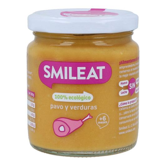 Smileat Organic Turkey and Vegetables Jar +6 months, 230 g
