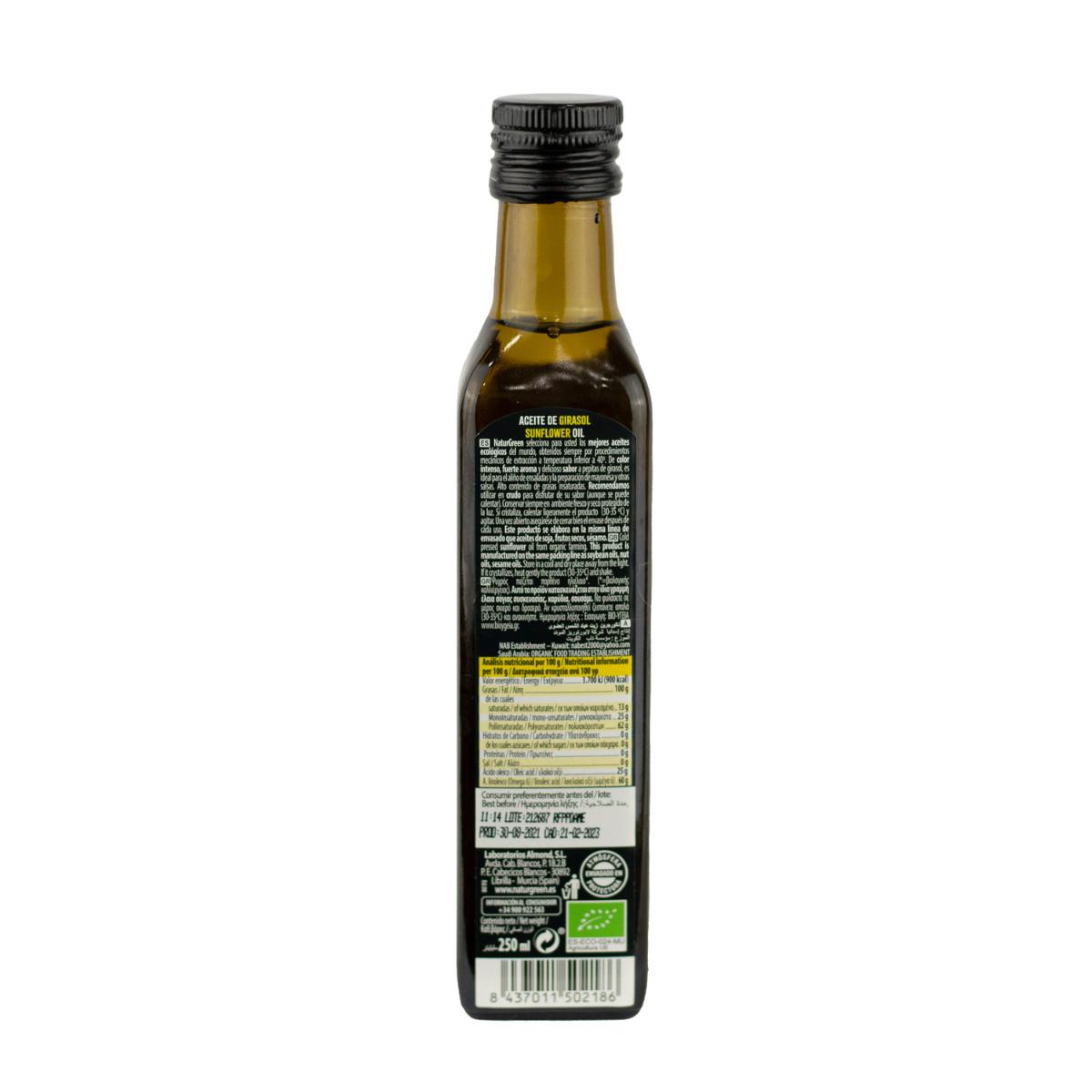 Zonnebloemolie Naturgreen 500 ml