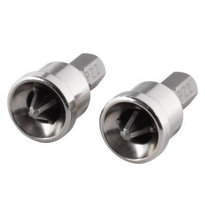 Wolfcraft 1344000 - 2 Solid, Pozidriv bits, for interior construction No. 2