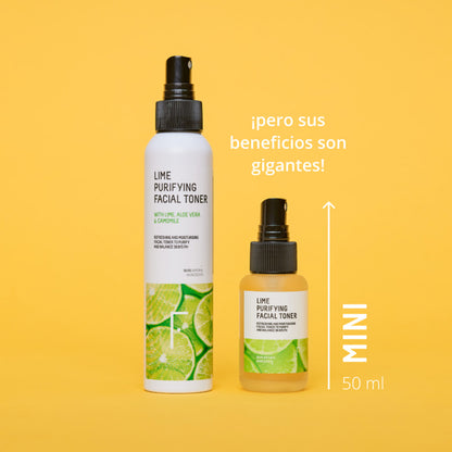 Mini-format - Lime Purifying Facial Toner, Freshly Cosmetics, 50 ml