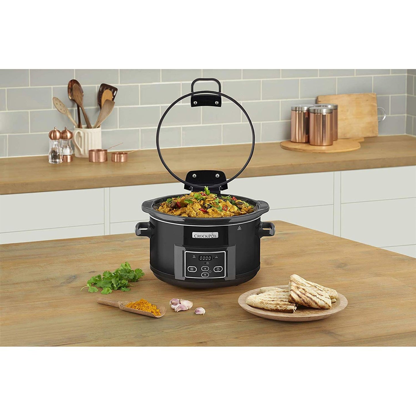 Crockpot slow cooker 4.7 L CSC052X with hinged lid