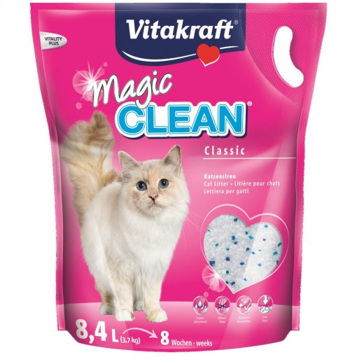 Vitakraft Magic Clean Superabsorberende silicagelkorrels 3,8 L