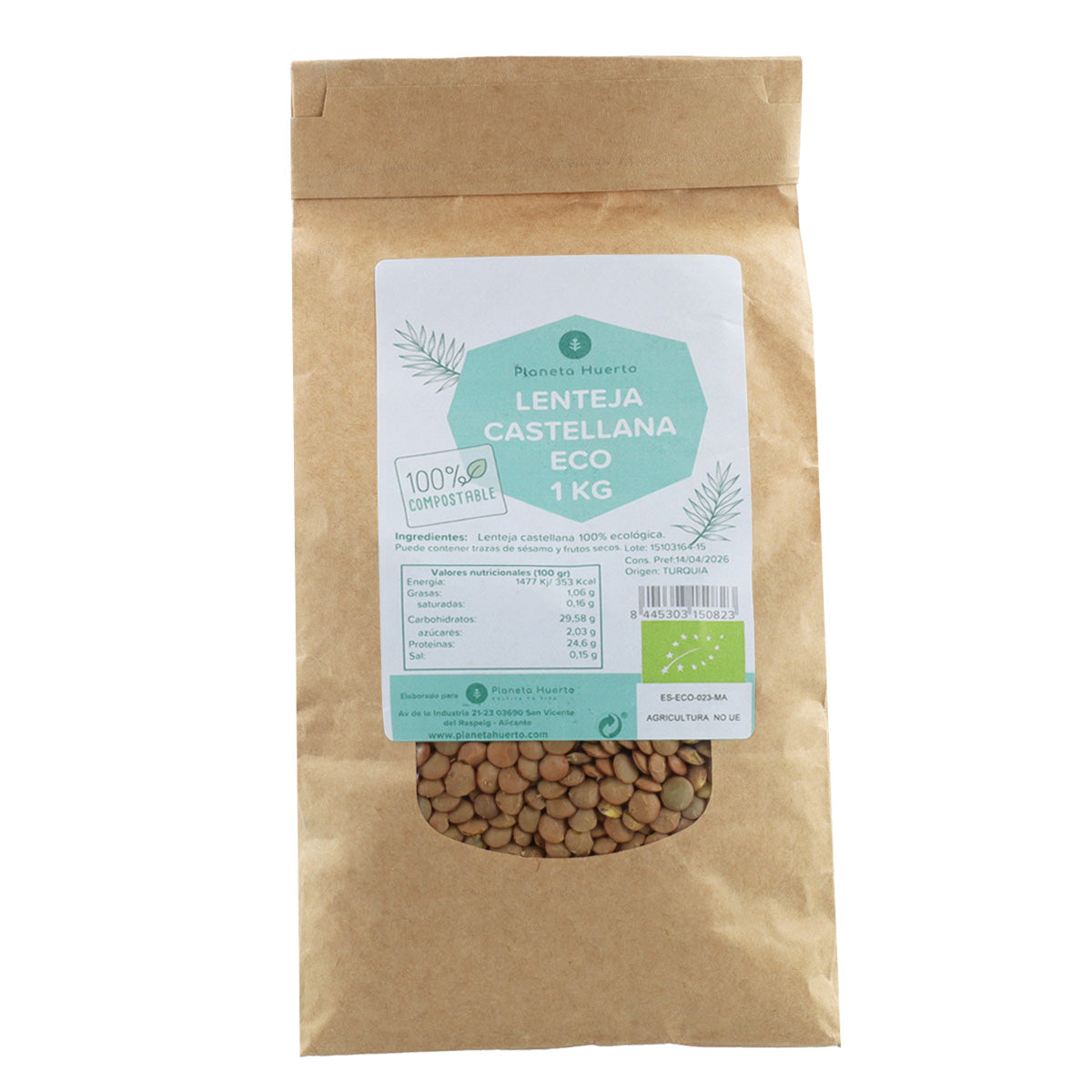 Kastilische Linsen ECO Planeta Huerto