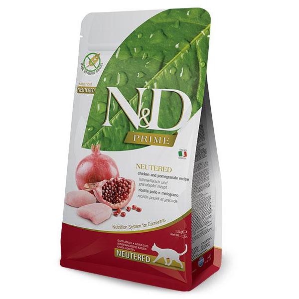 ND Prime Neutred Chicken Cat Food for Neutered Cats Farmina 300 g