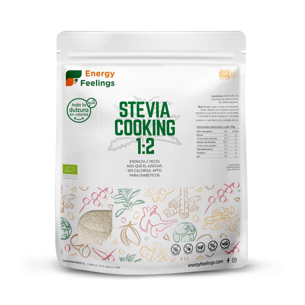 Stévia pour la cuisine 1:2, sensation d'énergie, 200 g