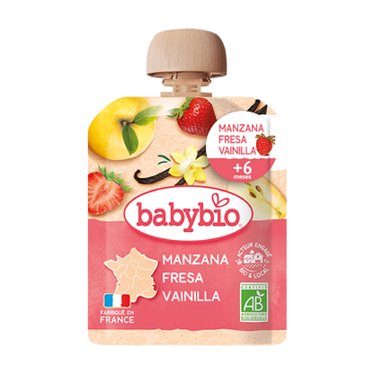 Confezione mista di pouch di frutta biologica (a partire dai 6 mesi) babybio
