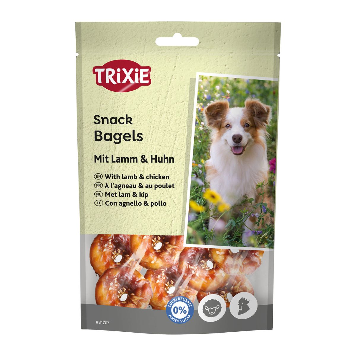 Snack PREMIO Lamb Chicken Bagels 100 g, Trixie