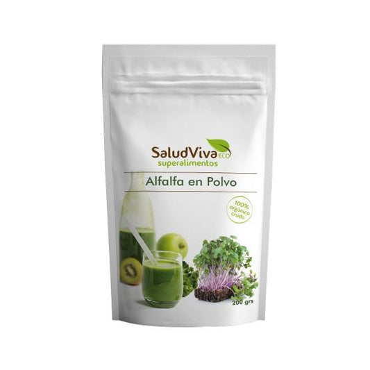 Poudre d'alfalfa ECO Salud Viva, 200 g