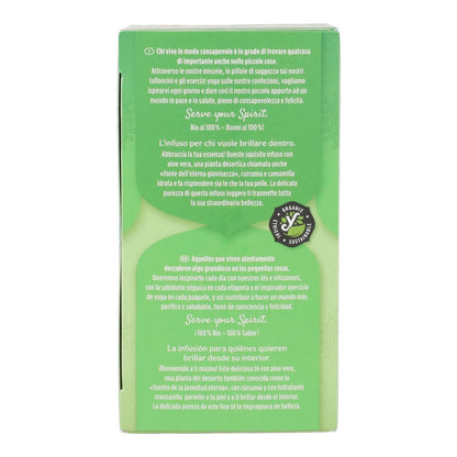 Thé blanc bio Yogi Tea à l'aloe vera, 17 sachets