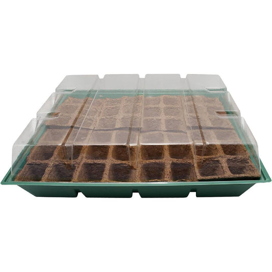 Szklarnia L z pokrywą 8 tacek Planeta Huerto