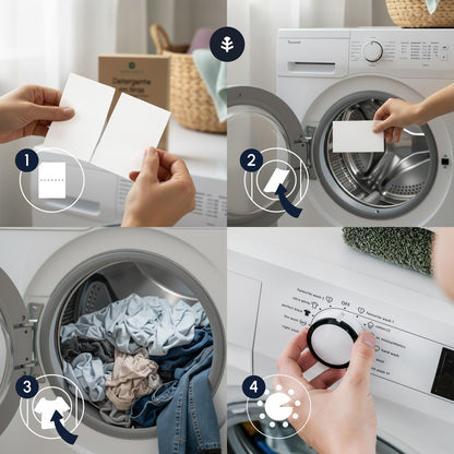 Lessive et adoucissant Eco-Strips Planeta Huerto 40 lavages