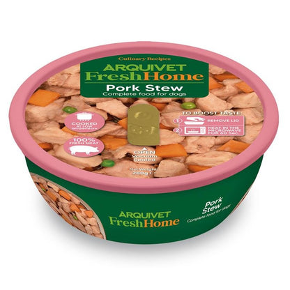 Arquivet Fresh Home Pork Stew Nassfutter für Hunde mit Schweinefleisch 280 g