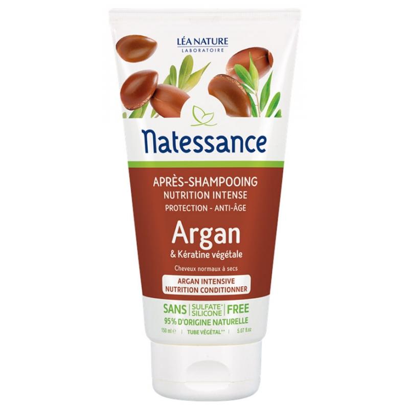 Après-shampooing à l'argan et à la kératine végétale Natessance 150 ml