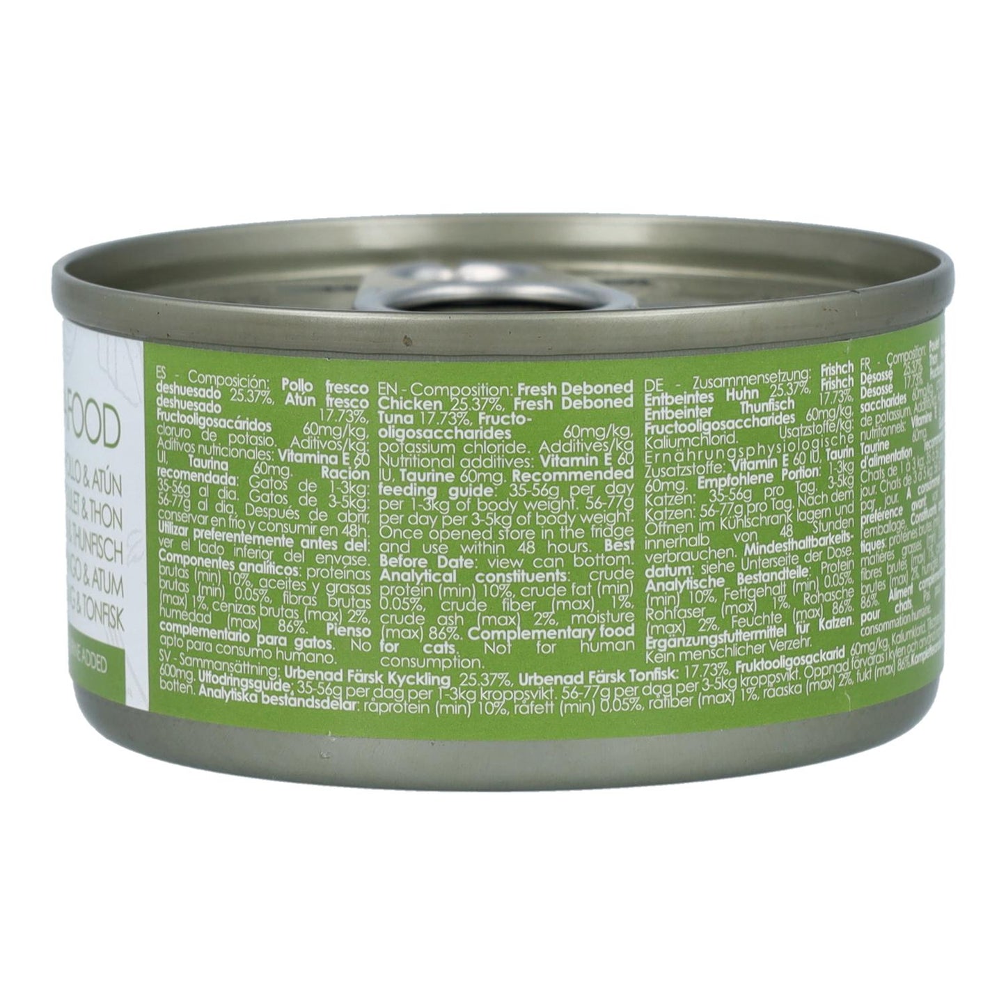 Kit Cat Dose Toppers – Huhn & Thunfisch 80 g Nassfutter für Katzen in Gelatine