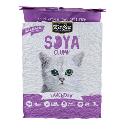 Kit Cat Arena Eco SoyaClump - Lavanda 7 L Sabbia per gatti