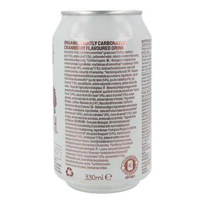 Confezione da 6 bibite biologiche al mirtillo, 330 ml. Whole Earth