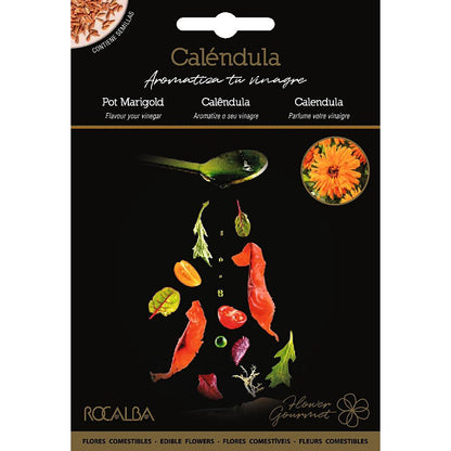 Eetbare bloemzaden van goudsbloem Rocalba