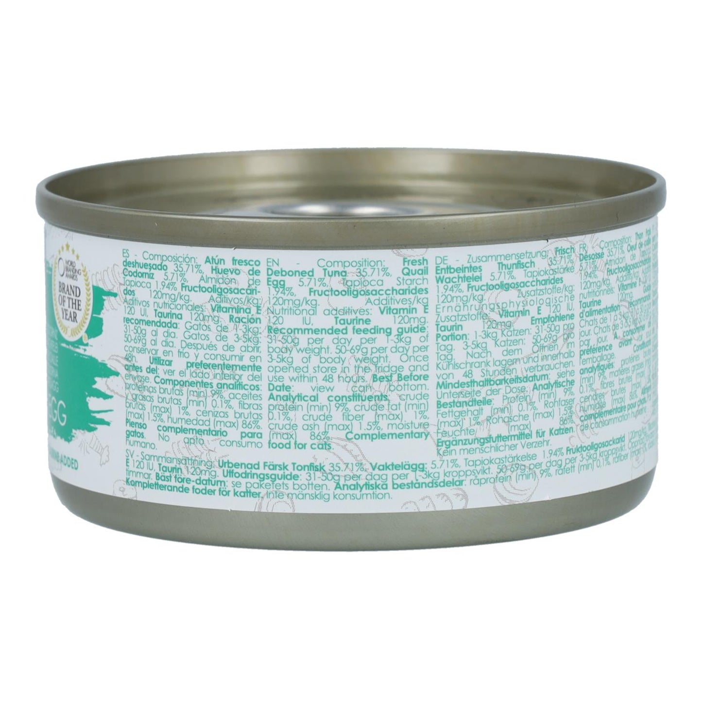 Kit Cat Dose Gravy – Thunfisch & Wachtelei 70 g Nassfutter für Katzen in Soße