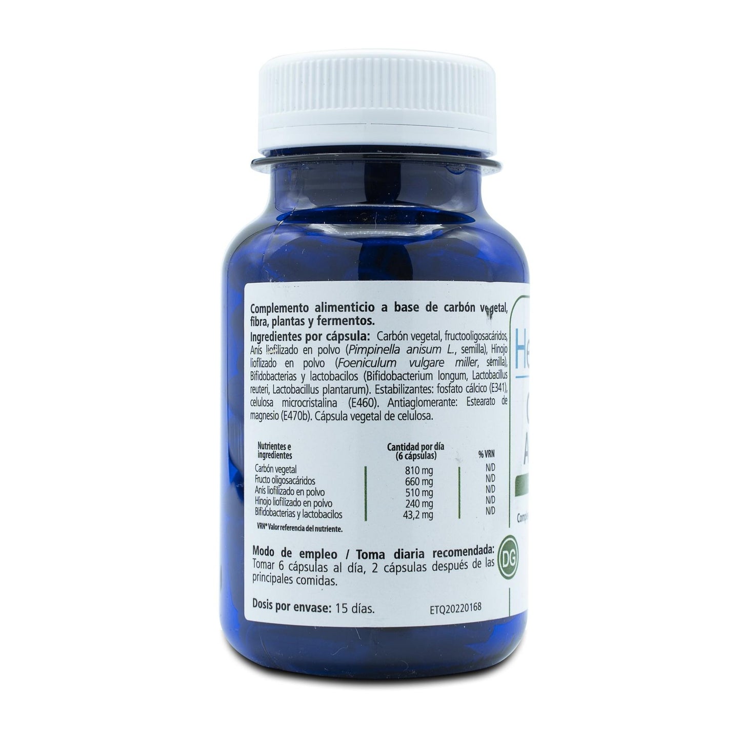 Activated charcoal 550 mg H4U 90 caps