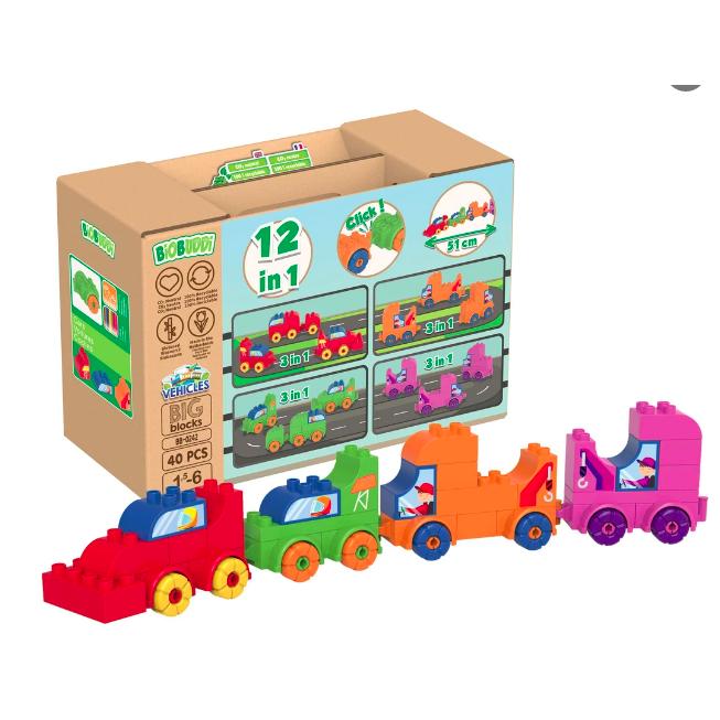 Auto's 39 stuks Biobuddi