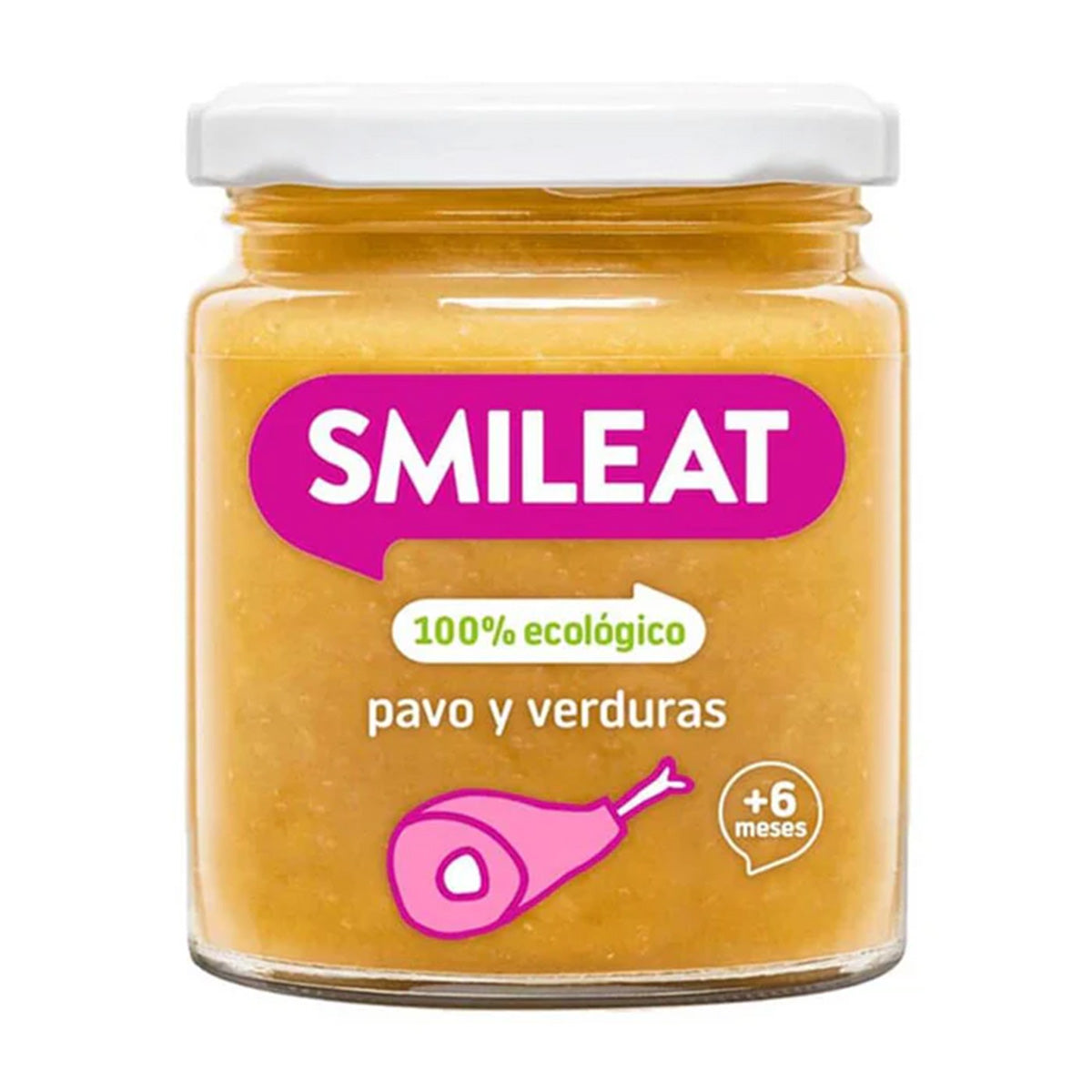 Petit pot BIO dinde et légumes +6 mois Smileat, 230 g