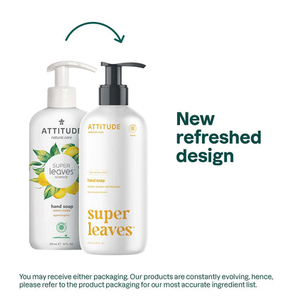 Savon pour les mains Lemon Leaves Attitude 473 ml