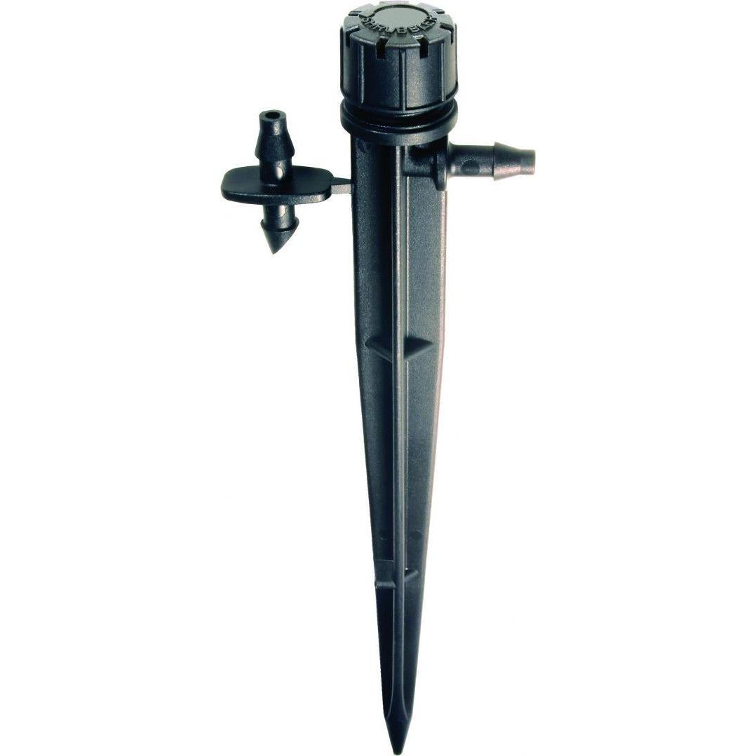 Goutteur réglable 0-70 l/h avec piquet Planeta Huerto 25 unités