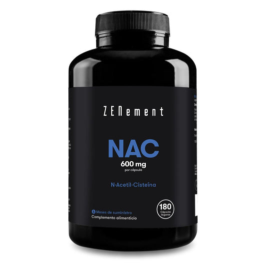 NAC N-Acetil-Cisteina, 600 mg Zenement, 180 compresse vegane  NAC 600 mg