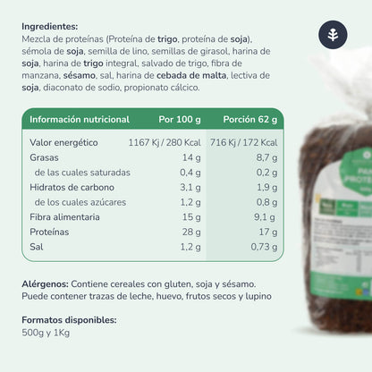 Eiwitbrood Planeta Huerto 500 g