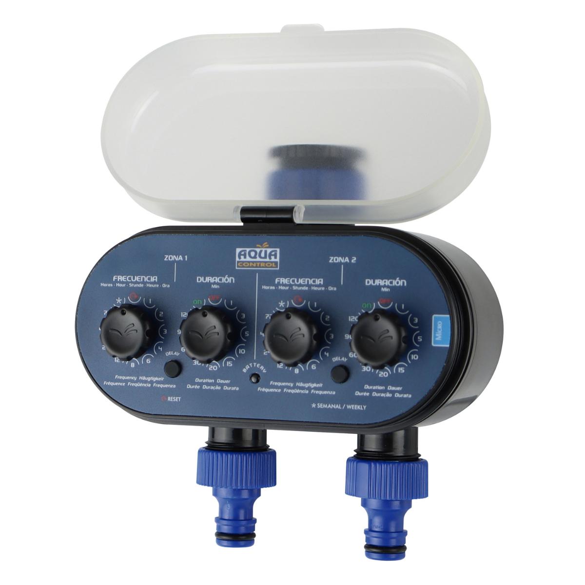 Aquacontrol double outlet irrigation programmer