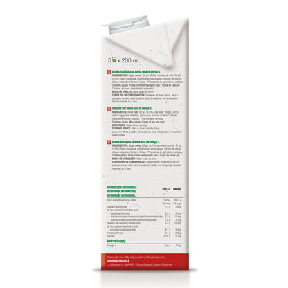 Bevanda biologica all'avena ricca di Omega 3, Soria Natural, 1 L