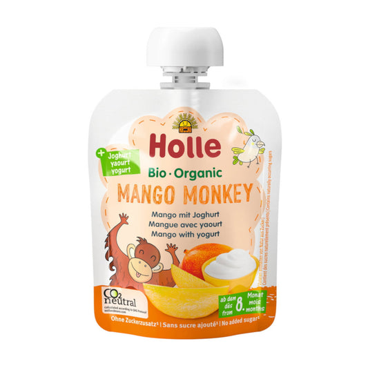 Smoothie BIO z mango i jogurtem (od 8. miesiąca) MANGO MONKEY Holle 85 g
