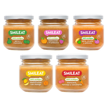 Packung Fruchtgläschen +6 Monate Smileat 5 Stück à 130 g