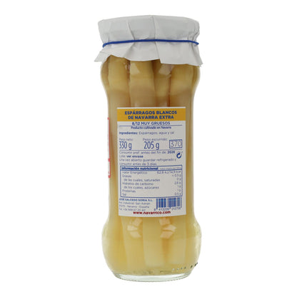 Asperges de Navarre AOP en pot El Navarrico 370 ml 8/12