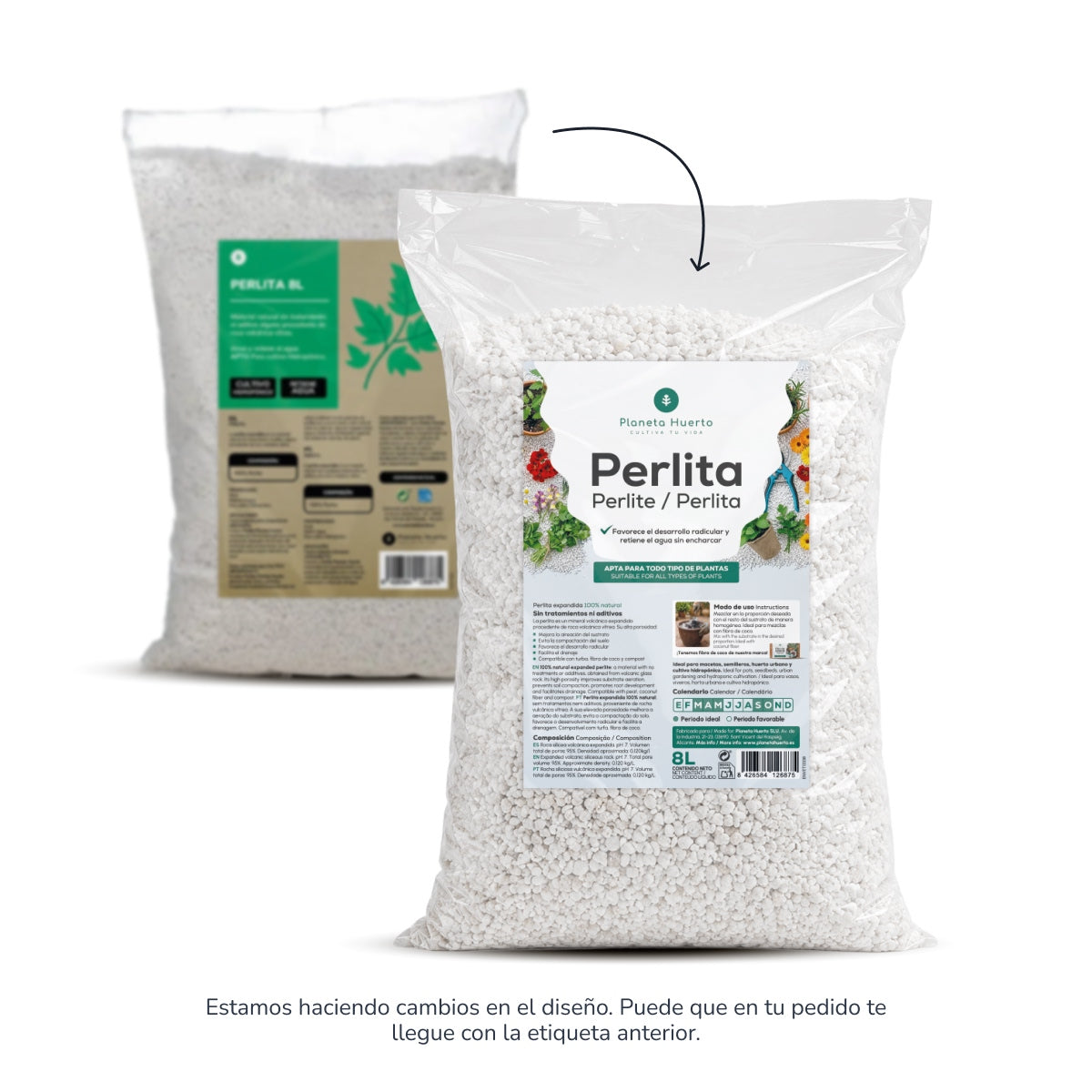 Perlite Planeta Huerto 8 Litres