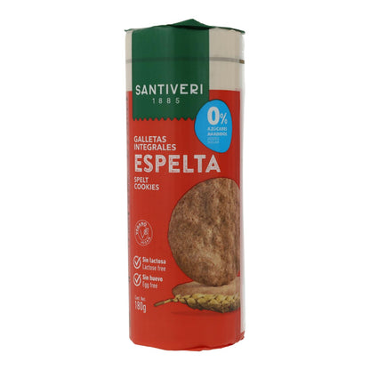 Volkoren speltkoekjes 0% suiker Santiveri 180 g