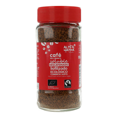 Café instantané décaféiné lyophilisé Bio Alternative, 100 g