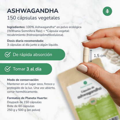 Ashwagandha Bio Planet Orchard 150 gélules