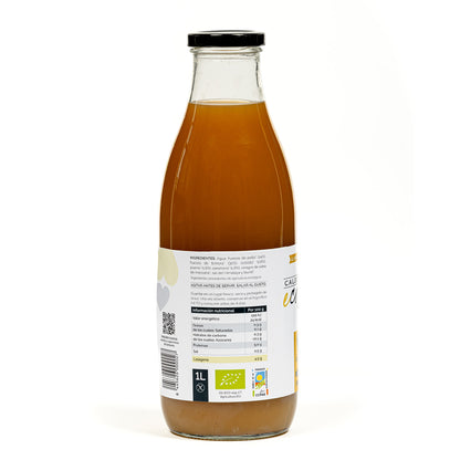 Bouillon de poulet et de bœuf avec légumes bio Ecolagen 1 L