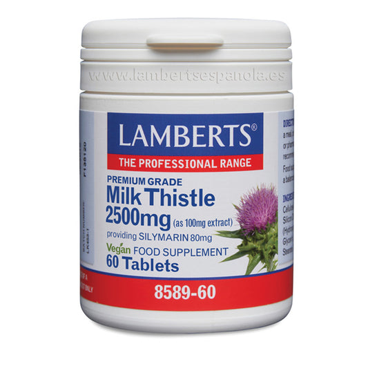 Milk thistle 2500 mg Lamberts, 60 tablets