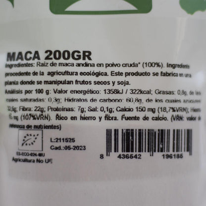 Maca BIO Naturgreen 200 g