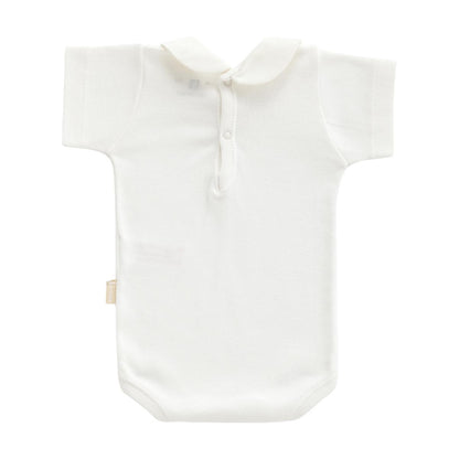 Body à col et manches courtes beige Cambrass taille 12