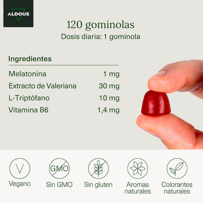 Melatonine in gummies Aldous 120 gummies