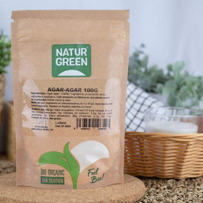Agar Agar Bio w proszku NaturGreen 100 g