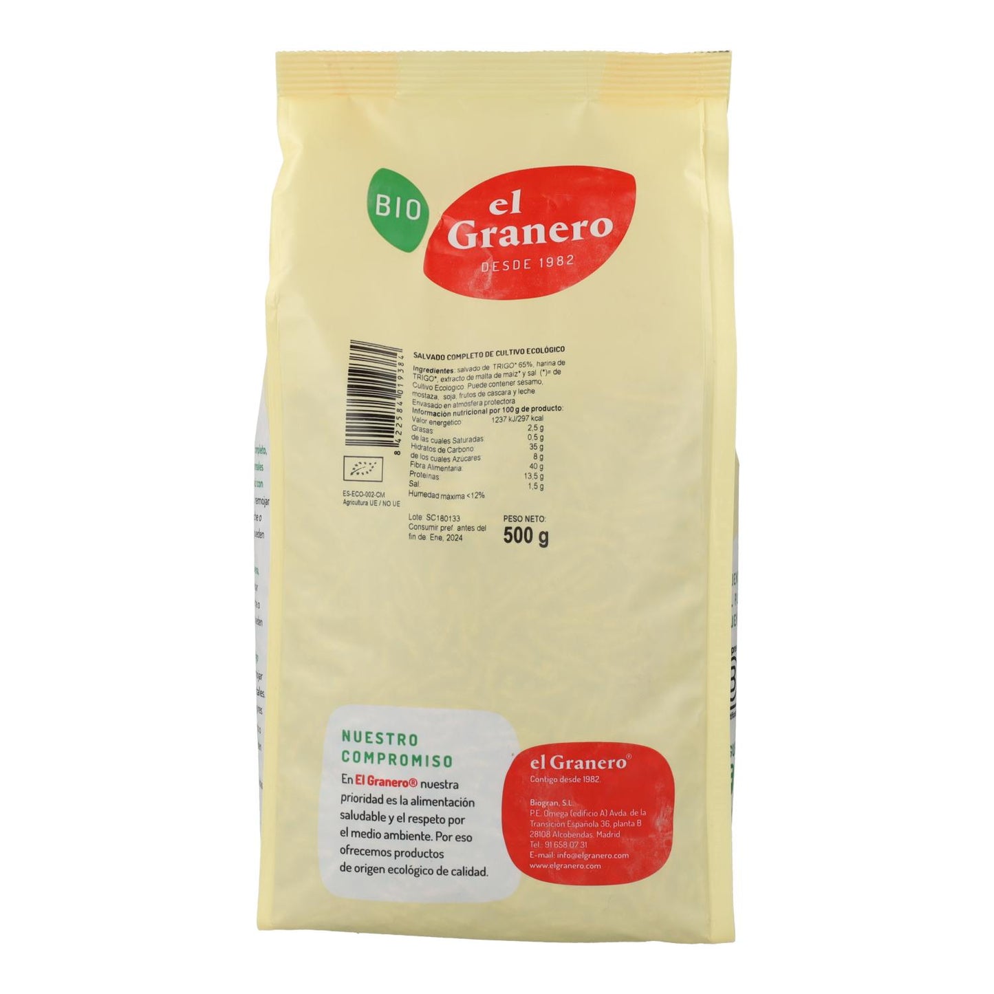 Fullkornskli, 500 g El Granero