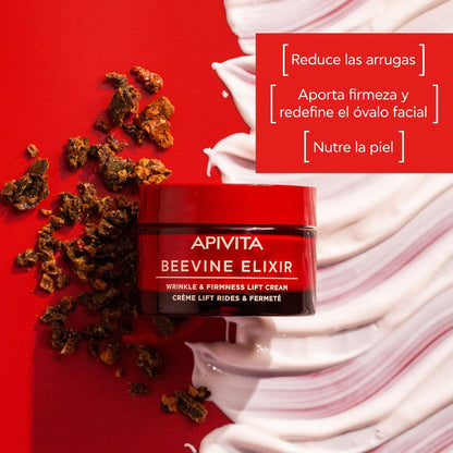 Crema lift antirughe & rassodante - Texture ricca BEEVINE ELIXIR, APIVITA 50 ml