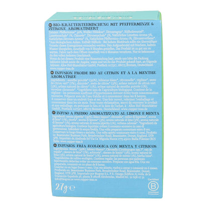 Infuso freddo alla menta e agrumi Bio Cupper 10 bustine