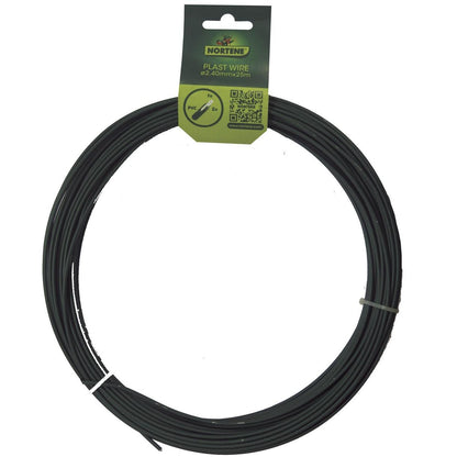 Fil galvanisé plastifié Plast Wire 50 m Nortene Ø24 mm